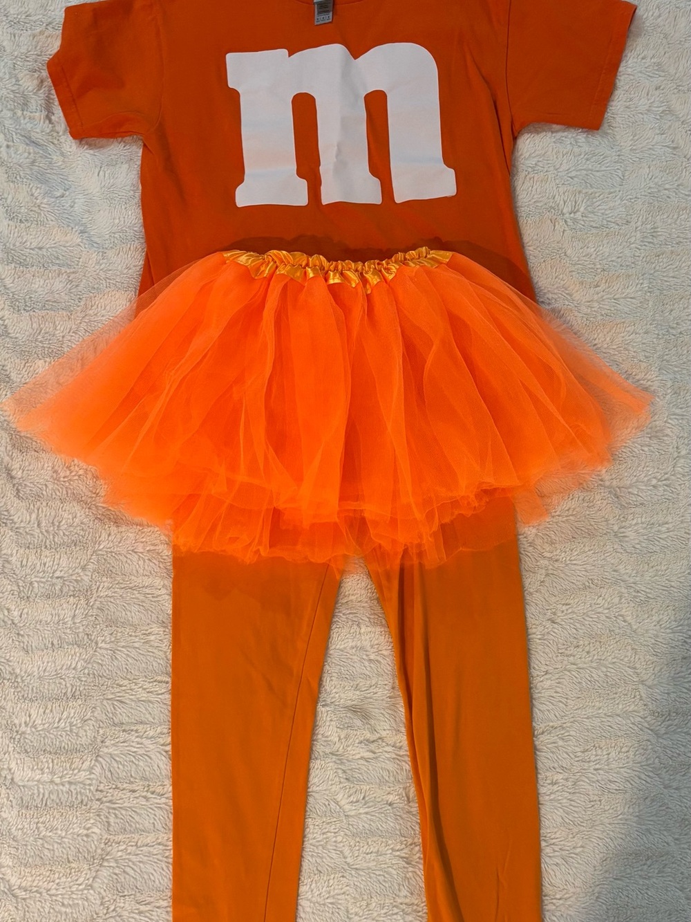 Girl’s Orange M&M Costume